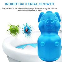 Cloudro❤️ Toilet Cleaning Treasure, Blue Bear Shaped Scent Bubble Urinary Deodorant