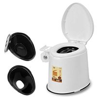 Household Toilet Adult Portable Toilet Chair Elderly Disabled Commode Chair Pregnant Woman Non-Slip Toilet Multifunction Prevent Odor Toilet Stool,C