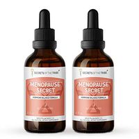 Menopause Secret Alcohol-Free, Glycerite Black Cohosh, Vitex, Red Clover, Maca, Dong Quai, St. John's Wort. Tincture, Herbal Extract Hormone Balance Formula 2x4 OZ