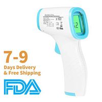Forehead Thermometer for Adults Kids Baby, Infrared Digital Non-Contact Accurate Instant Readings Forehead Thermometer with LCD Display No Touch