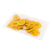 Heat Seal Sandwich Bags, Heat Sealable Snack Bags - Clear & White - 8.3" - Food Saver Bags - 100ct Box - Bag Tek - Restaurantware