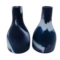 Silicone Filter Tips - Tips for Raw Rolling Papers - Cigarette Holder - Reusable Cigarette Filters - Cigar Accessories - XLarge 1” to 1.2” Camo-Blue