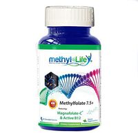 Methyl-Life Pure L-Methylfolate 7.5mg, 90 Tablets Pharmaceutical Grade, Professional Strength Active Methyl folate & B12 (as Both Hydroxy B12 and Adenosylcobalamin). Non-GMO. Gluten Free