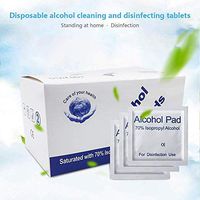 Disposable Wet Wipes, 100PCS Sterile Alcohol Prep Pads, Wipes Cleanser Universal for Skin Nail, Computer, Mobile Phone, Digital Camera, Notebook