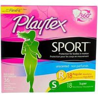 Playtex Sport Tampons with Plastic Applicators Unscented Multi-Pack - 36 ct
