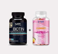 Vokin Biotech Biotin Maximum Strength, 10000mcg with Vitamin B7 for Hair, Skin & Nails (60 Veg Caps)