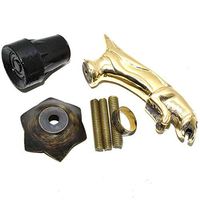 Nautical World Unique Handle Victorian Designer Jaguar Brass Wooden Walking Stick Vintage Canes