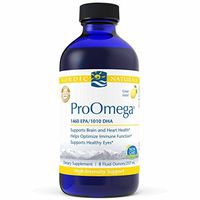 Nordic Naturals ProOmega Liquid - Fish Oil, 1460 mg EPA, 1010 mg DHA, High-Intensity Support for Cardiovascular, Neurological, Eye, Joint, and Immune Health*, Lemon Flavored, 8 oz.