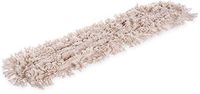 Carlisle 364753600 Flo-Pac Cotton Tie Back Dust Mop, 36" Length x 5" Width, Natural (Pack of 12)