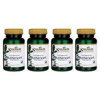 Swanson Full Spectrum Motherwort 400 Milligrams 60 Capsules (4 Pack)
