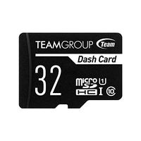 TEAMGROUP Dash Card 32GB for Dash Cam MicroSDHC UHS-I U1 High Compatibility Flash Memory Card with Adapter for Outdoor, Sports, Full HD Shooting