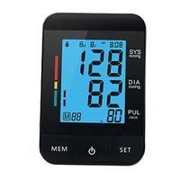 Detech Upper Balance Arm Blood Presure Monitor with adjustable Cuff and Large Easy-to-Read Backlit LCD Machine