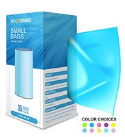 Small Trash Bags – FORID 4 gallon garbage bags wastebasket bin liners new design easy to tear extra durable plastic trash bags for bathroom bedroom office (70ct blue)