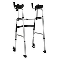 NACHENW Walker Dual Use Walking Frame Walker Elderly Arm Support Adjustable Height Disabled Walker Fitness Device