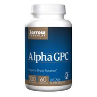Jarrow Alpha GPC 300 mg, 60 Veggie Cap (12-Pack Bottles)
