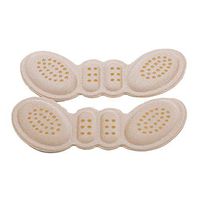 Bigsweety 3mm Thin Butterfly Soft Sponge High Heel Inserts Heel Cushion Grips Women Foot Comfort Pad (Apricot)