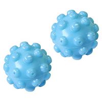 Moligh doll 2 pcs Wrinkle Remover Dryer Ball Comfort Fabric Softener Laundry Patches Iron On Clothes Steamy Magic Laundry Dryer Balls Set