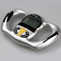 DAMEING Electronic Digital Handheld BMI Monitor, Wireless Portable Digital LCD Screen Fitness Body Fat Analyzerzer