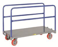 Little Giant APT-3060-6PY Adjustable Sheet and Panel Truck with 6" Non-marking Polyurethane Wheels, 3600 lbs Capacity, 60" Length x 30" Width