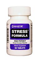 Major Pharm Major Stress Formula High Potency Vitamin Supplement, 500 mg- 60 tab