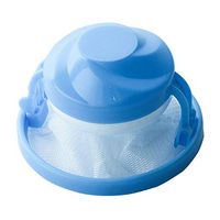 WskLinft Laundry Ball, Round/Flower Shape Washing Machine Useful Durable Hair Removal Laundry Ball Floating Filter Bag Round Blue