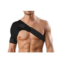 FANGDA Adjustable Shoulder Support, Straps Compression Shoulder Brace for Arthritic Shoulders, Shoulder Dislocation, Pain Relief, Injury Prevention, Unisex