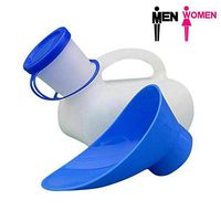 JLVNA Urinals for Men Women 35.3oz/1000mL Thick Plastic Mens Bedpan Bottle Spill Proof Urinary Chamber - Male Portable Pee Bottles - Travel Urine Collection Containers