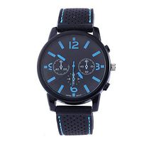 Fashion Sports Watch Men's Hot Sale Watch,Watch Men's Sports Waterproof Analog Quartz Watch, Simple Fashion Casual Black Classic Mesh Date Clock (Color : White)