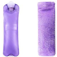 Safe PVC Long Hot Water Bottle Keep Warm/Warm Hands Hot Therapies 2.0 Litre(Purple)