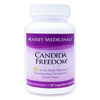 Massey Medicinals - Candida Freedom Yeast Overgrowth Digestive Cleanse - Natural Probiotic to Support Yeast Control and Gut Flora - 30 Count