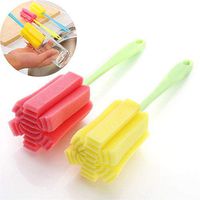 LtrottedJ 5 PC Kitchen Cleaning Tool Sponge Brush for Wineglass Bottle Coffe Tea Glass Cup