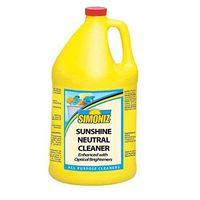 Simoniz Sunshine Neutral Floor Cleaner and Brightener, 1 gal