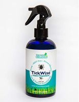 TickWise (8 oz) 3 Moms Organics All Natural Easy Trigger Spray Bottle DEET-Free Pure and Natural Essential Oils Great for Ticks and Other Biting Insects