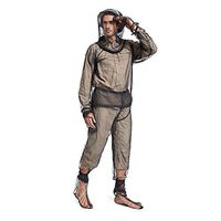 CUTICATE Outdoor Bug Insect Mesh Jacket Trousers Set Camping Protector Net M