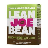 Lean Joe Bean Instant Coffee | from The Star Trainer on The Biggest Loser | Slimming & Detox Cleanse Blend | Keto Friendly Bulletproof Coffee | Dark Roast Arabica Coffee (12)