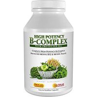 Andrew Lessman High Potency B-Complex 60 Capsules - with High Levels of Folate Complex & Biotin, Promotes Cellular Growth, Energy, Immune Function, Detoxification, Fat Metabolism & More
