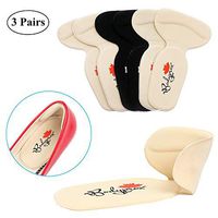 Heel Cushion Insole 3 Pairs, Back Heel Pads for High Heels Blisters