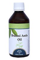 Brahmi Oil (Bacopa Monnieri) (Herbal Hair and Massage Oil) 210 Ml (7.11 Oz) (for Massage & External use)