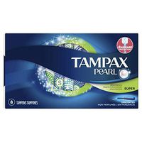 Tampax® Pearl Super Unscented 8 count (pack of 12)