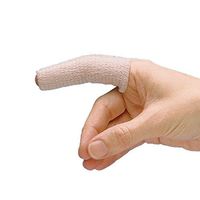Rolyan Tapered Elastic Finger Sleeve, Pack of 6 Sleeves for Edema and Swelling, Compression for Relief of Swollen Joints, Finger Injury Recovery, Extra Small/Small Sleeve