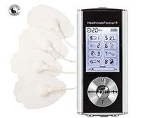 FDA Cleared TENS Unit HM8GL (Silver) HealthmateForever 8 Modes Back Pain and Rehabilitation, electroTHERAPY Pain Relief Device for Electrotherapy Pain Management