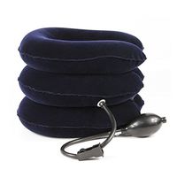 Cervical Neck Traction Device, Inflatable & Adjustable Neck Stretcher Collar for Home Traction Spine Alignment，Travel Neck Pillow