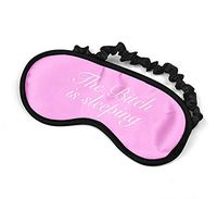 The Bitch is Sleeping Funny Girly Quote_SM031 Sleep mask, Sleeping Eye Masks, Traveling Accessories Women, Men, Kids, Soft Masks for Sleeping, Eye Cover for Travel, Funny Comfortable Blindfold