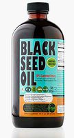 Sweet Sunnah Black Seed Oil Liquid - 2.26% Thymoquinone Organic Grade Cold-Pressed Black Cumin Seed Oil from Pure Nigella Sativa - First Pressing Blackseed Oil for Immune Support - 16 Oz Glass Bottle