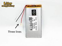 3 Lines 3.7V 300mAh 3253108 Lithium Polymer Ion Rechargeable Battery Lithium Polymer Li-Po Battery for MP4 GPS MP3 Bluetooth Stereo DIY Gift