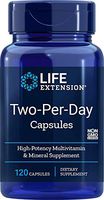 Life Extension Two Per Day (High Potency Multivitamin & Mineral Supplement), 120 Capsules