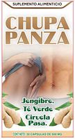 Chupa Panza 30 Capsules Ginger, Green Tea, Prune, Artichoke, Tejocote Root. 500 mg Each. Capsulas Chupa Panza