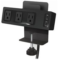 Balt Table Clamp Mount Power Outlet & USB Charger (66675)