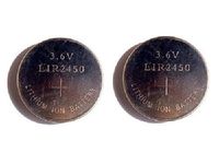2 x LIR2450 3.6 Volt Lithium Ion Button Batteries