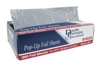 Durable Foil Aluminum Foil Sheets, 9" x 10-3/4" (Pack of 2400)